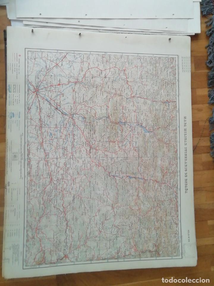 Militaria: Mapa militar itinerario de Espa&ntilde;a n&uacute;mero 28.Tremp Balaguer.Mide 73 x58 cms