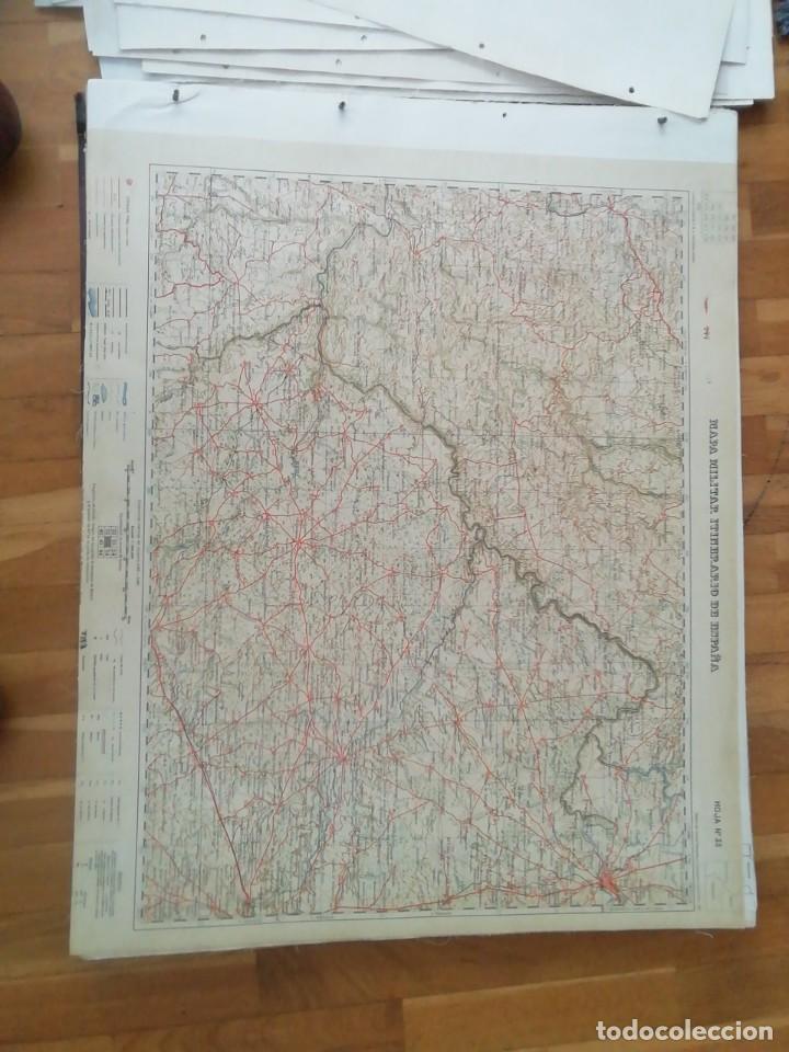 Militaria: Mapa militar itinerario de Espa&ntilde;a n&uacute;mero 33.Miranda do Douro.Mide 73 x58 cms