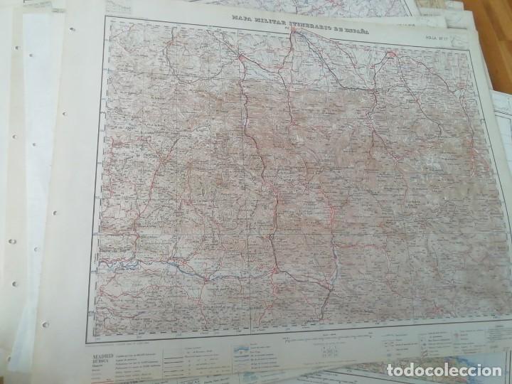 Militaria: Mapa militar itinerario de Espa&ntilde;a n&uacute;mero 17.Sierra de Leyre Yesa. Mide 73 x58 cms