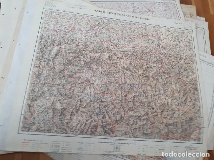 Militaria: Mapa militar itinerario de Espa&ntilde;a n&uacute;mero 18.Benasque Andorra. Mide 73 x58 cms
