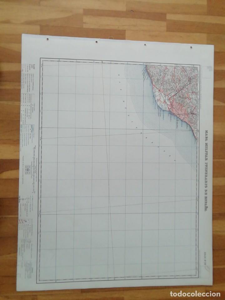 Militaria: Mapa militar itinerario de Espa&ntilde;a. N&uacute;mero 39. Barcelona