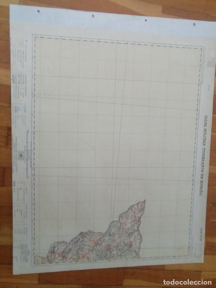 Military Antiques: Mapa militar itinerante de Espa&ntilde;a n&uacute;mero 52. San Vicente de Alcantara. Mide 73 x58 cms