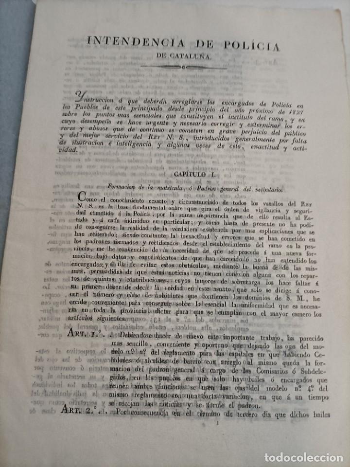 Militaria: INTENDENCIA POLICIA CATALU&Ntilde;A