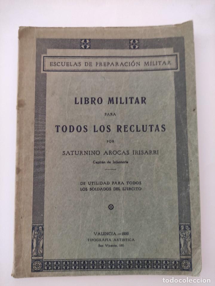 Militaria: LIBRO MILITAR RECLUTAS 1930 - Foto 1