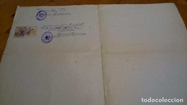 Militaria: DOCUMENTO EL JEFE DEL ESTADO Y GENERAL&Iacute;SIMO DE LOS EJ&Eacute;RCITOS CONCEDE EMPLEO DE CORONEL EL PARDO 1950 - Foto 4