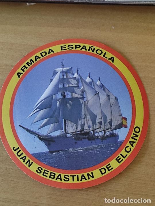 Militaria: ARMADA ESPA&Ntilde;OLA JUAN SEBASTIAN ELCANO PEGATINA ADHESIVO 10 CM ***** BUQUE ESCUELA ORIGINAL