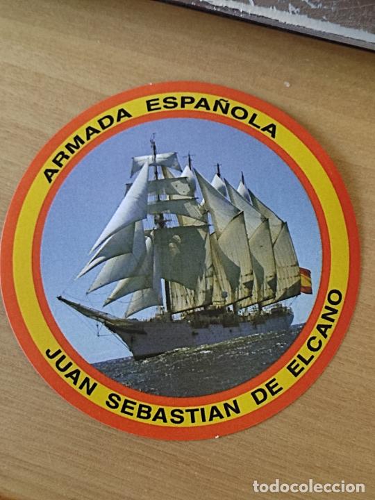 Militaria: ARMADA ESPA&Ntilde;OLA JUAN SEBASTIAN ELCANO PEGATINA ADHESIVO 10 CM *********** BUQUE ESCUELA ORIGINAL