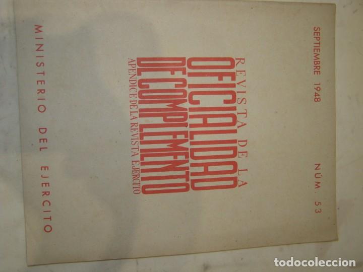 Military Antiques: Antigua revista militar espa&ntilde;ola, Revista Oficialidad de Complemento, n&ordm; 53, a&ntilde;o 1948.
