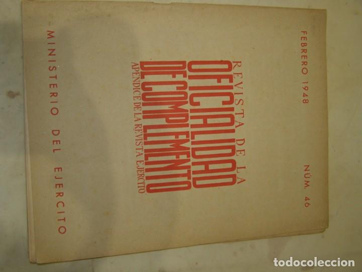 Military Antiques: Antigua revista militar espa&ntilde;ola, Revista Oficialidad de Complemento, n&ordm; 46, a&ntilde;o 1948.