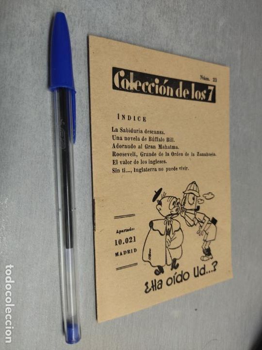 Militaria: COLECCI&Oacute;N DE LOS 7 &iquest;HA O&Iacute;DO UD...? N&ordm; 23 / REVISTA SAT&Iacute;RICA