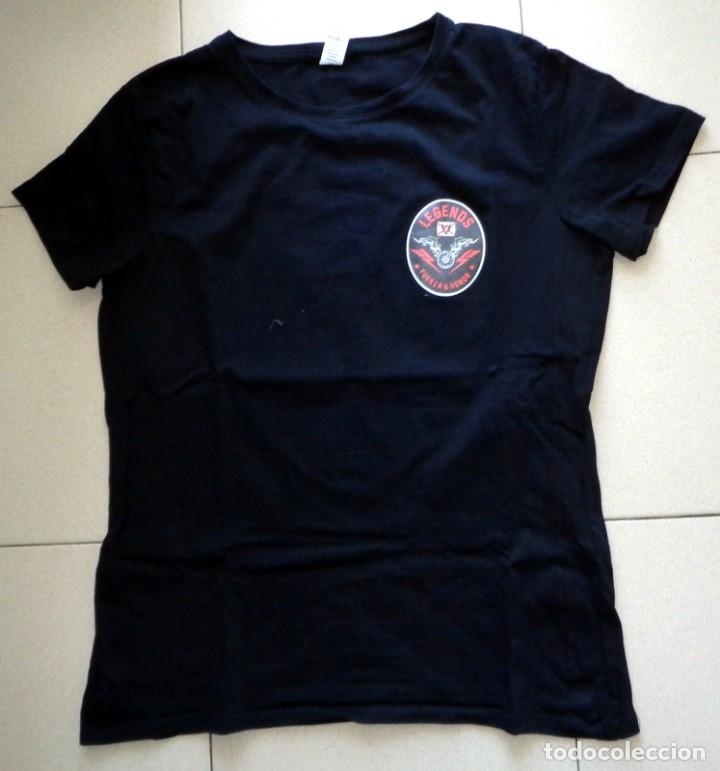 Militaria: CAMISETA MUJER MOTEROS MOTERA MOTOS LEGENDS FUERZA Y HONOR. CRUZ SAN ANDR&Eacute;S BORGO&Ntilde;A. MILITAR