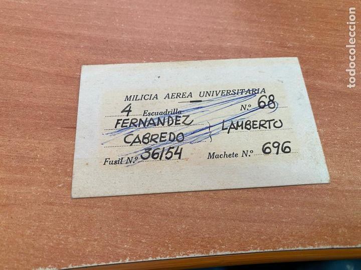 Militaria: MILICIA AEREA UNIVERSITARIA TARJETA IDENTIFICATIVA (COIB179)