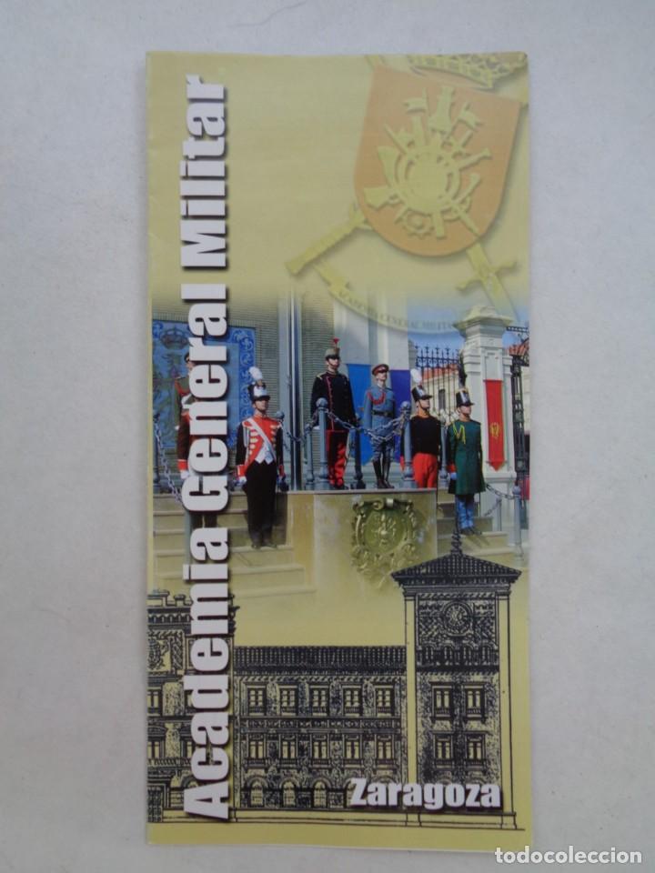 Militaria: ACADEMIA GENERAL MILITAR : FOLLETO PUBLICITARIO. ZARAGOZA