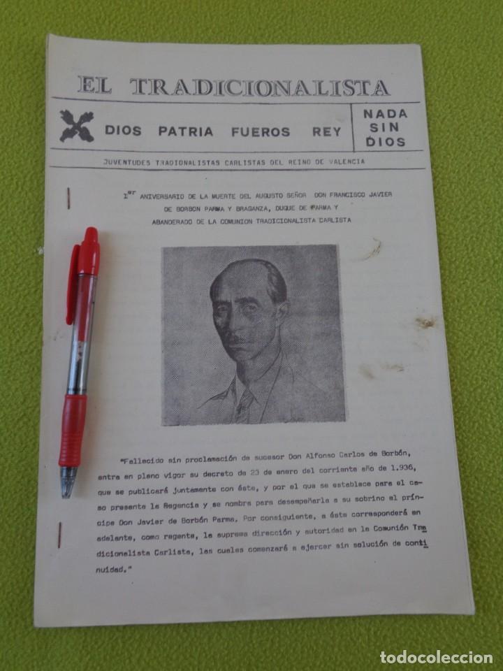 Militaria: 2 REVISTAS/FANZINES CARLISTAS - EL TRADICIONALISTA + DOSIER - JUVENTUDES CARLISTAS DE VALENCIA 1978