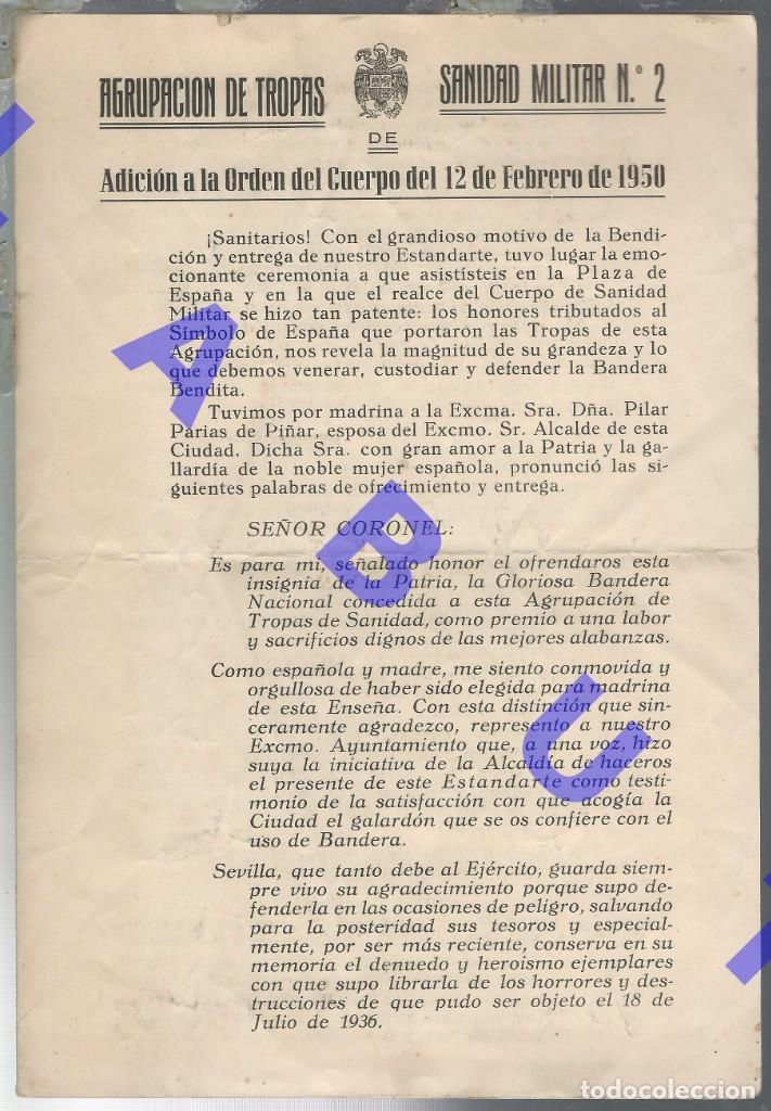 Militaria: SANIDAD MILITAR 2 ORDEN DEL CUERPO 1950 DIPTICO ADICION H03