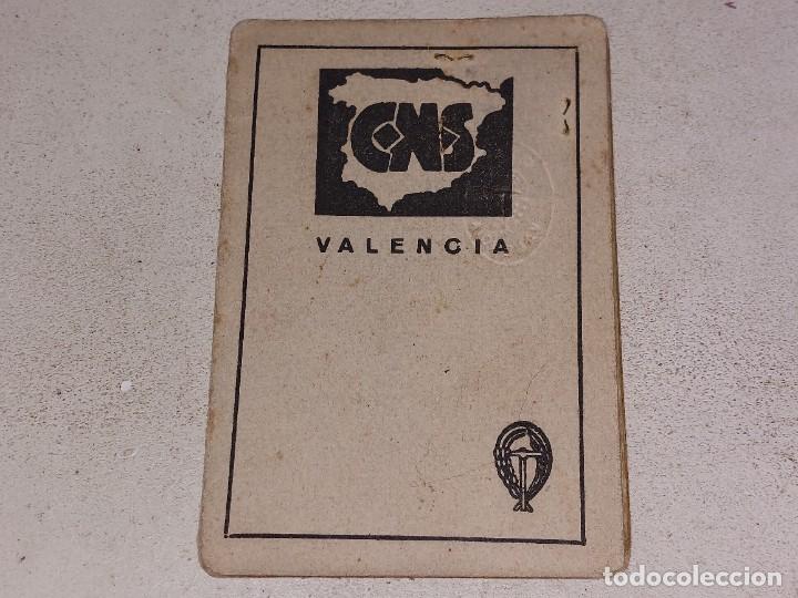 Military Antiques: ANTIGUO CARNET DE LA CNS CENTRAL NACIONAL SINDICLISTA VLENCIA FALANGE ESPA&Ntilde;OLA CON VI&Ntilde;ETAS A&Ntilde;O 1940