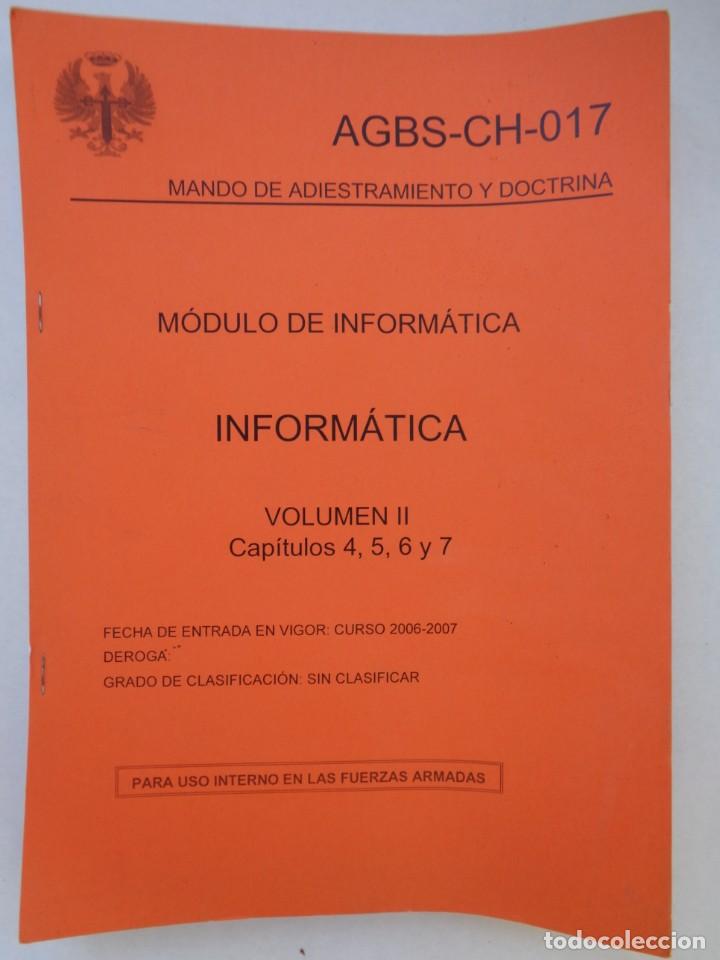 Militaria: MODULO DE INFORMATICA . MINISTERIO DEFENSA, 2007 - Foto 1