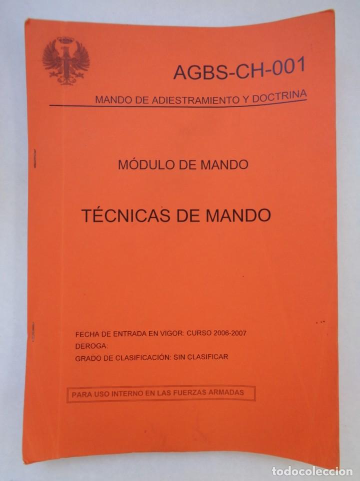 Military Antiques: MODULO DE MANDO , TECNICAS DE MANDO. MINISTERIO DEFENSA, 2007