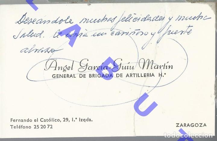 Militaria: GENERAL DE BRIGADA ANGEL GARCIA GUIU MARTIN FIRMADA A FAL CONDE RECOMPUESTA H45