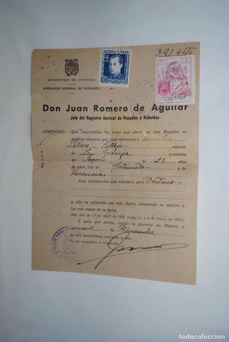 Militaria: DIRECCION GENERAL DE PRISIONES 1941