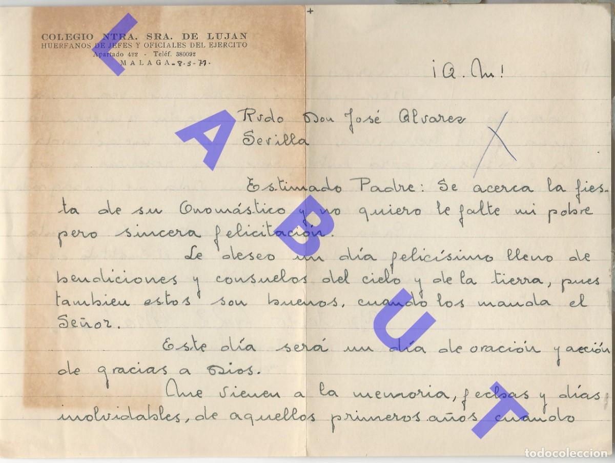 Militaria: MALAGA COLEGIO NTRA SRA DE LUJAN SOR DOLORES LUQUE 1971 H79