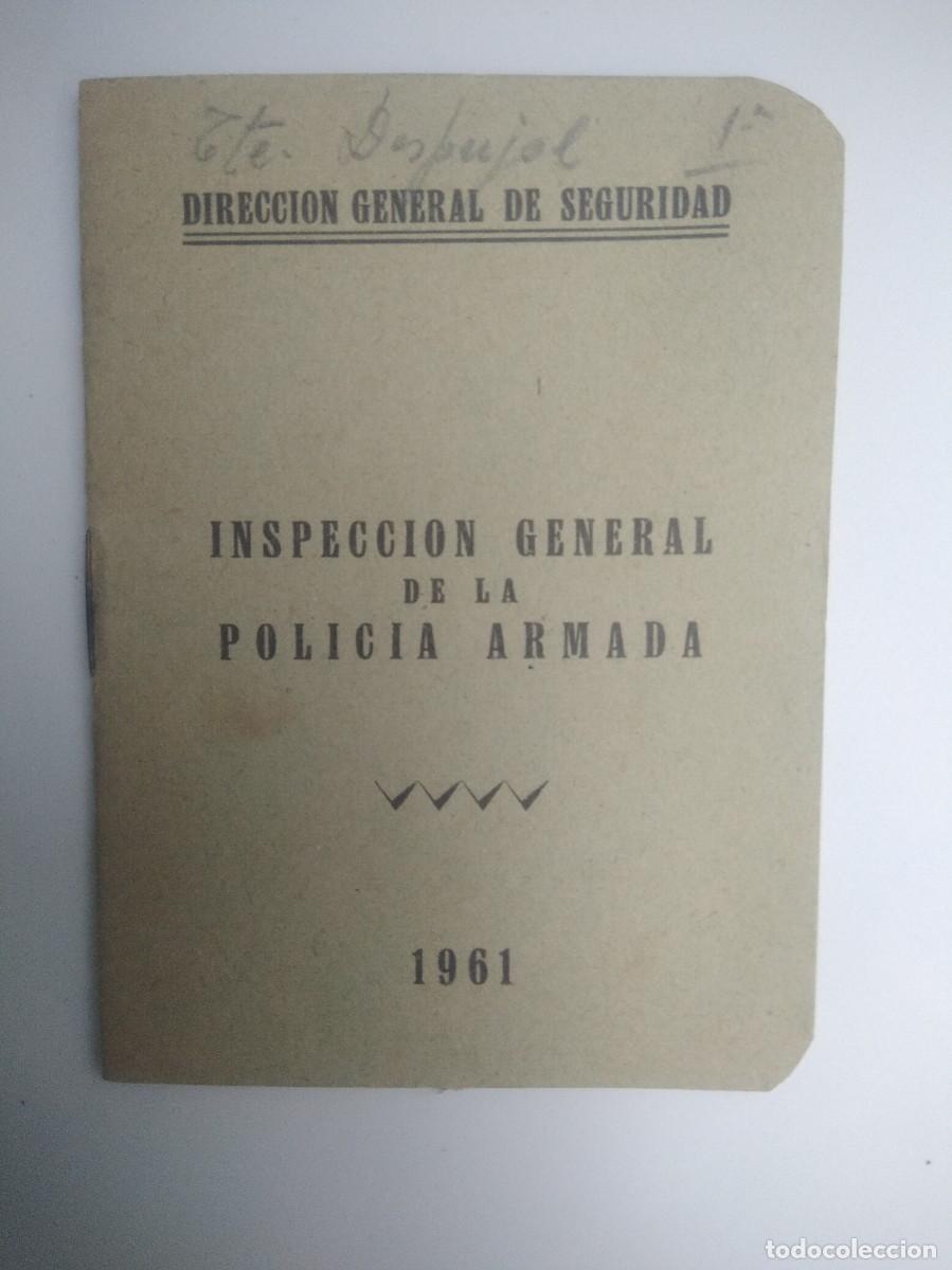 Militaria: Inspeccion General de la Policia armada A&ntilde;o 1961