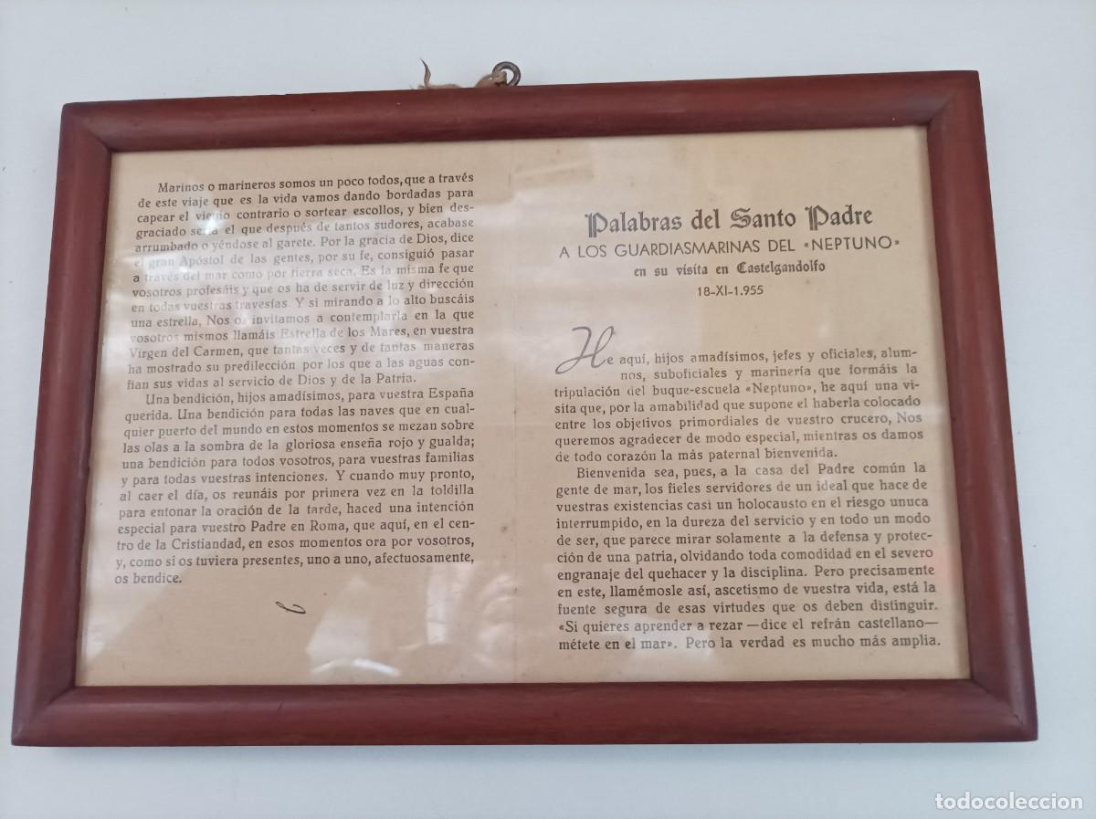 Militaria: DISCURSO DEL SANTO PADRE P&Iacute;O XII A LA TRIPULACI&Oacute;N DEL BUQUE-ESCUELA &laquo;NEPTUNO&raquo; DE LA ARMADA ESPA&Ntilde;OLA