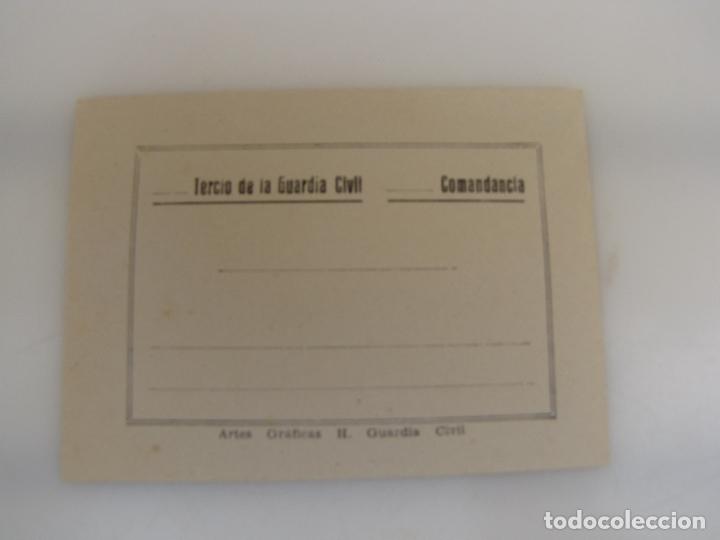 Military Antiques: 28.- Etiqueta Comandancia Guardia Civil