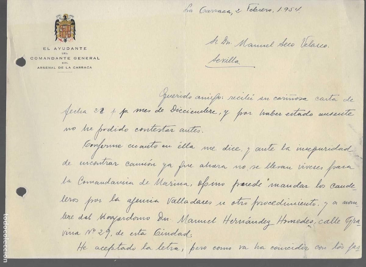 Militaria: LA CARRACA- CADIZ- EL AYUDANTE DEL COMANDANTE GENERAL DEL ARSENAL DE LA CARRACA, VER FOTOS