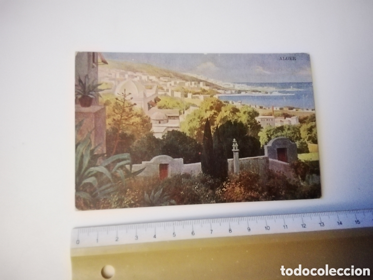 Militaria: POSTAL ALGER. AGUAS DE CARABA&Ntilde;A. PROTECTORADO ESPA&Ntilde;OL