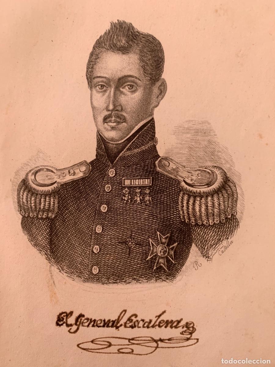 Militaria: LITOGRAF&Iacute;A - GENERAL PAV&Iacute;A - MANUEL PAV&Iacute;A RODR&Iacute;GUEZ DE ALBURQUERQUE - CAPIT&Aacute;N GENERAL DE CATALU&Ntilde;A