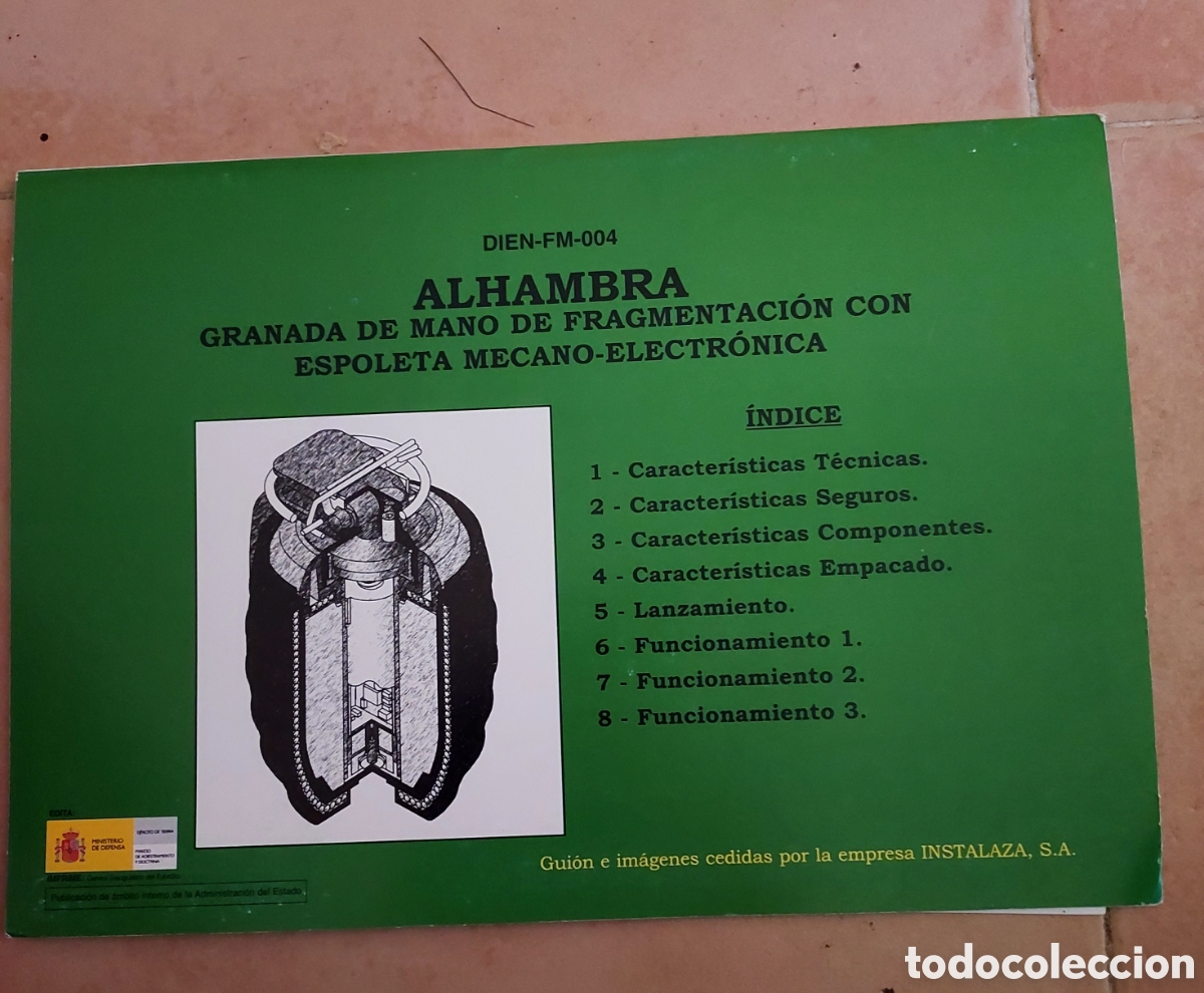 Militaria: Laminas Granada Alhambra