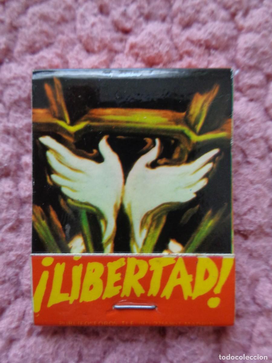 Militaria: ANTIGUA Y RARA CAJA CERILLAS - LIBERTAD - ASOCIACION DE EX PRESOS Y REPRESALIADOS POLITICOS