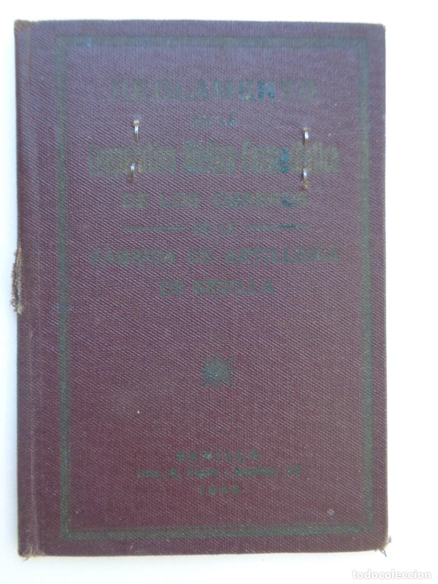 Militaria: CARNET DE COOPERATIVA MEDICO - FARMACEUTICA DE LA FABRICA DE ARTILLERIA DE SEVILLA, 1942