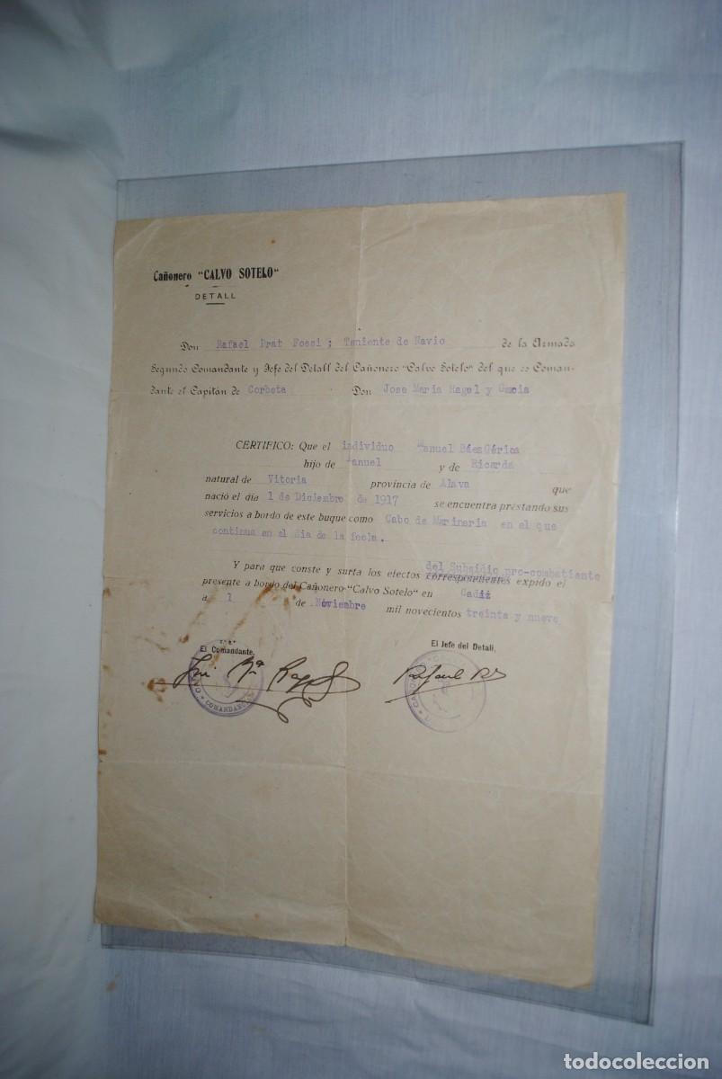 Militaria: CA&Ntilde;ONERO CALVO SOTELO 1939