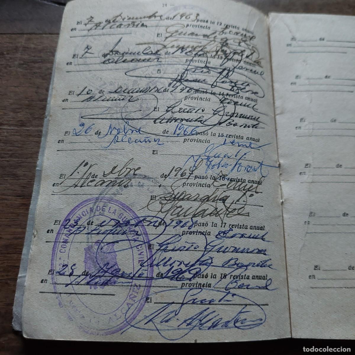 Militaria: Carnet ej&eacute;rcito Espa&ntilde;ol 1949 Teruel - Foto 3