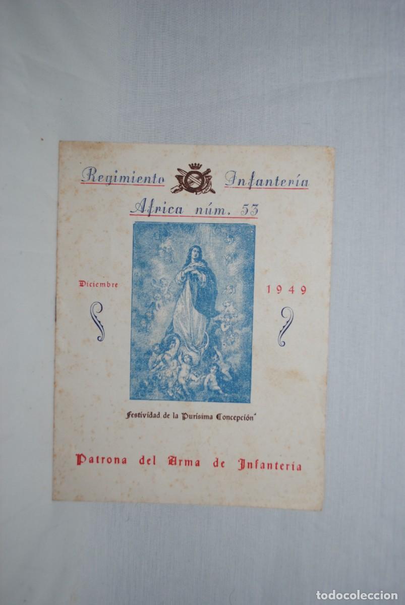 Militaria: REGIMIENTO DE INFANTERIA AFRICA , N&ordm; 59 . 1949 .