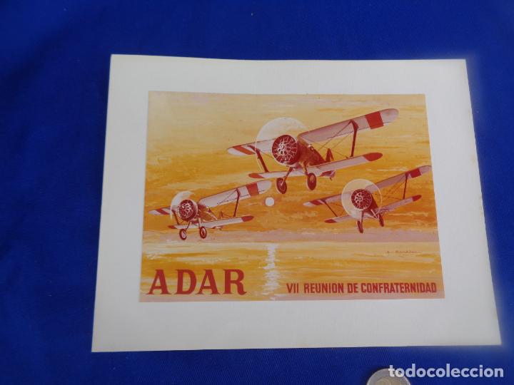 Military Antiques: MEN&Uacute; ASOCIACI&Oacute;N DE AVIADORES DE LA REP&Uacute;BLICA ADAR RESTAURANTE SANCHO PANZA CARTAGENA.