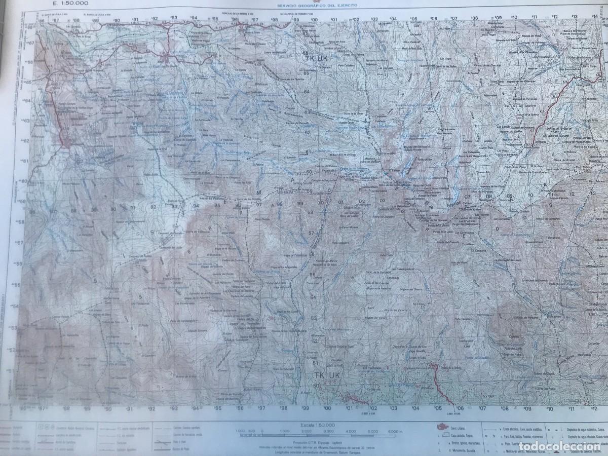 Military Antiques: MAPA MILITAR DE ESPA&Ntilde;A : BOHOYO ( AVILA ) . SERVICIO GEOGRAFICO DEL EJERCITO 1.981 VER DORSO