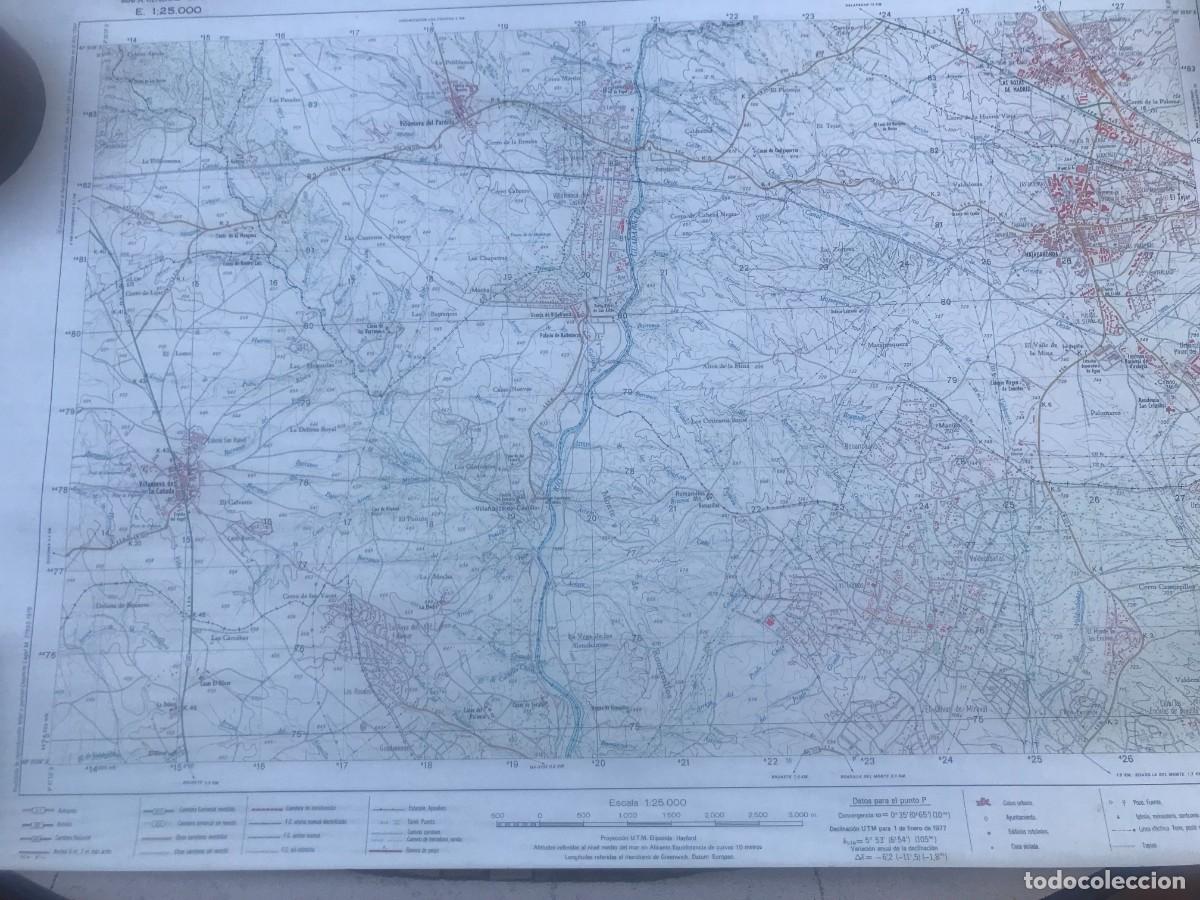 Military Antiques: MAPA MILITAR DE ESPA&Ntilde;A : LAS ROZAS DE MADRID SERVICIO GEOGRAFICO EJERCITO 1.977 -2&ordm; EDIC