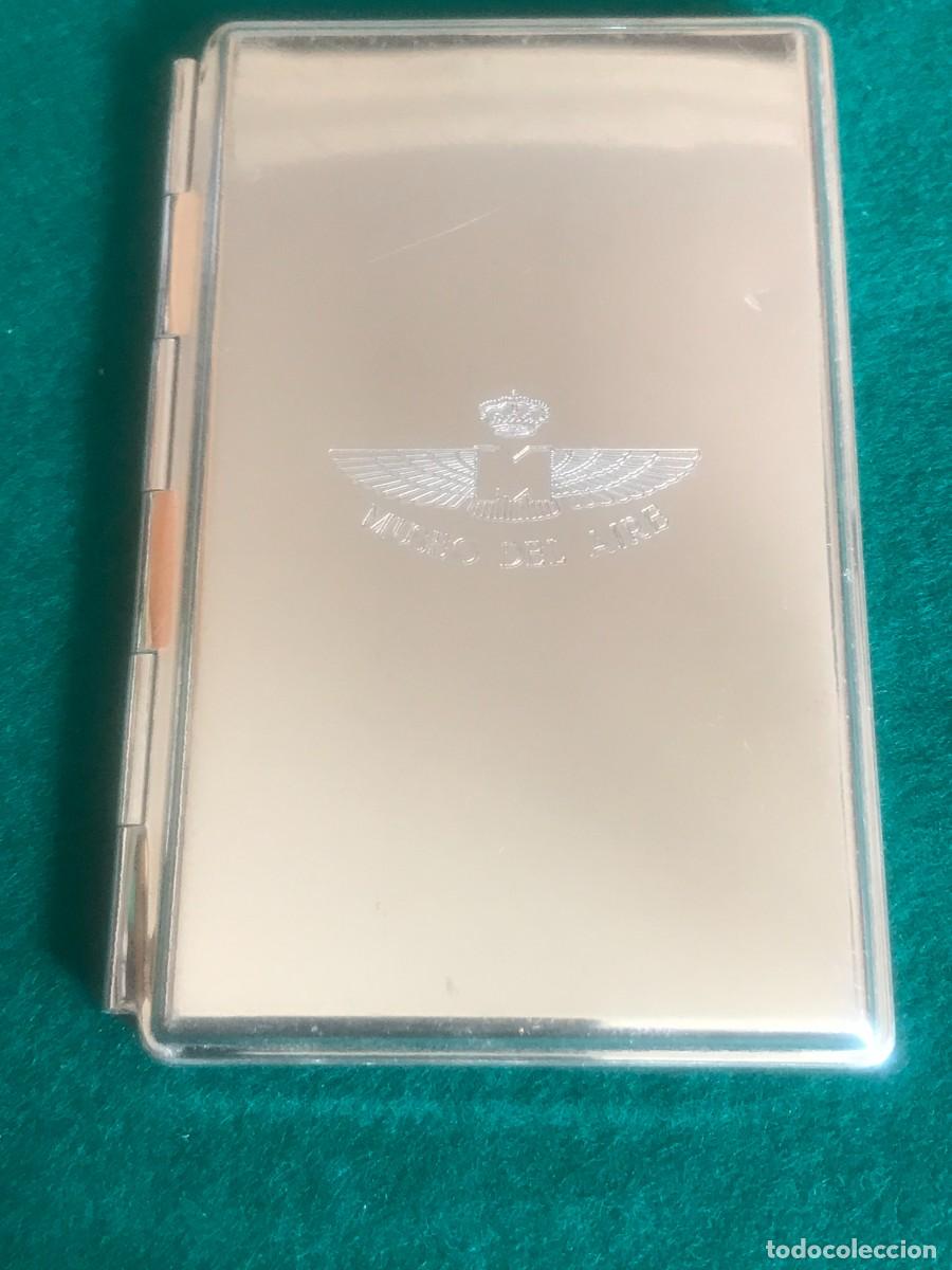 Military Antiques: PD- AGENDA METALICA DEL MUSEO DEL AIRE SIN USAR NUEVA