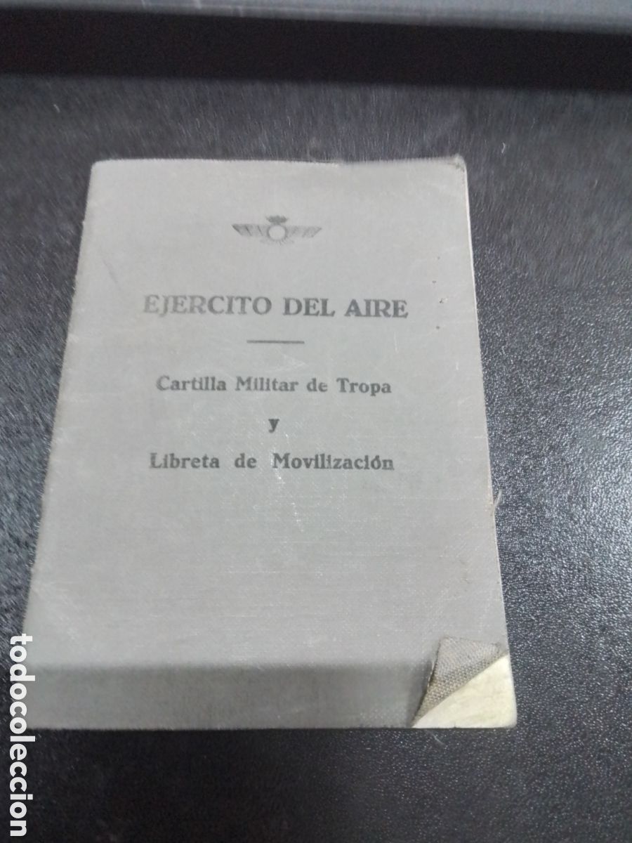 Military Antiques: Cartilla militar ej&eacute;rcito del aire 1963