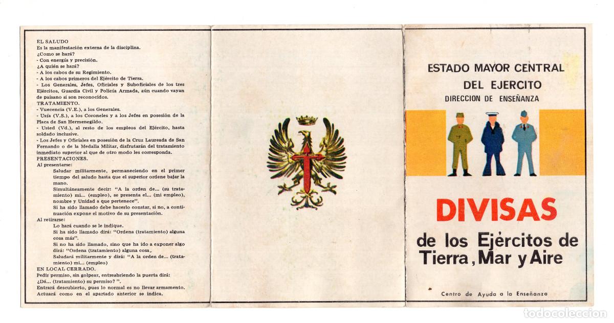 Militaria: DIVISAS DE LOS EJ&Eacute;RCITOS DE TIERRA, MAR Y AIRE. - Foto 5