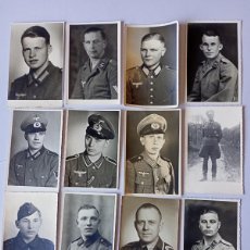Militaria: 12 POSTALES SOLDADOS ALEMANES WWII III REICH. Lote 401214374