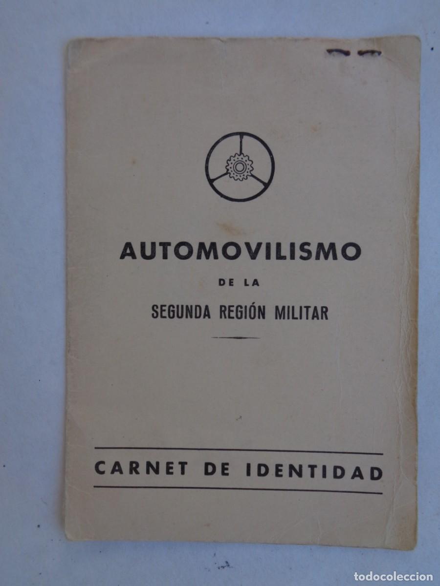 Military Antiques: AUTOMOVILISMO DE LA 2&ordf; REGION MILITAR : CARNET DE IDENTIDAD DE MILITAR DE SEVILLA, 1965
