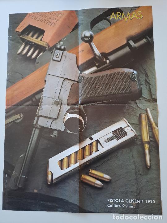 Military Antiques: POSTER PISTOLA GLISENTI 1910 - CALIBRE 9 MM.
