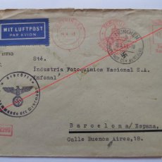 Militaria: SOBRE ALEMÁN PARA BARCELONA, 16 DE ABRIL DE 1943. Lote 403058144