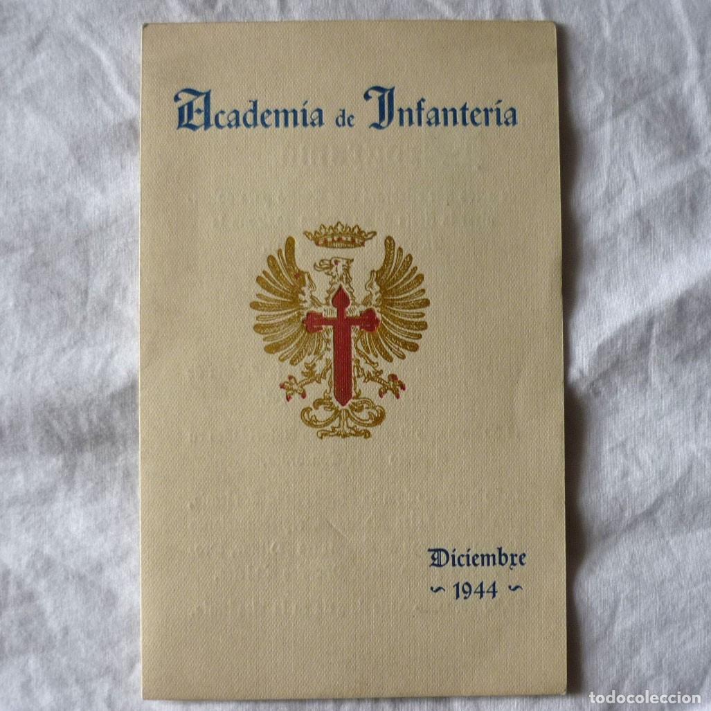Militaria: Programa de actos Academia de Infanter&iacute;a 1944 Guadalajara