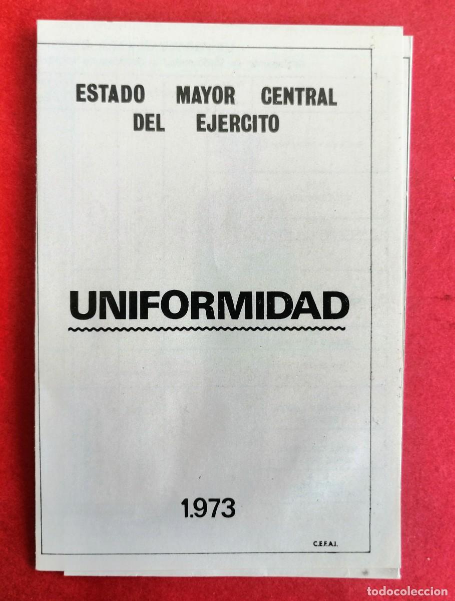 Militaria: UNIFORMIDAD 1973 ESTADO MAYOR EJ&Eacute;RCITO. ENVIO INCLUIDO
