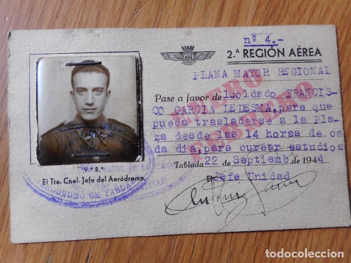 Militaria: ANTIGUO PASE REGION AEREA AERODROMO DE TABLADA SEVILLA 1944 MILITAR AVIACION